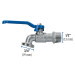 Llave de esfera de latón 1/2", 115 g, s/adaptador, FOSET