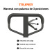 Patín traspaleta 3 ton con ruedas de nylon, TRUPER