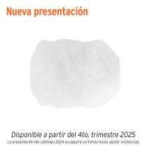 Bolsa c/1 felpa para mini rodillo poliéster 4"x3/4", TRUPER