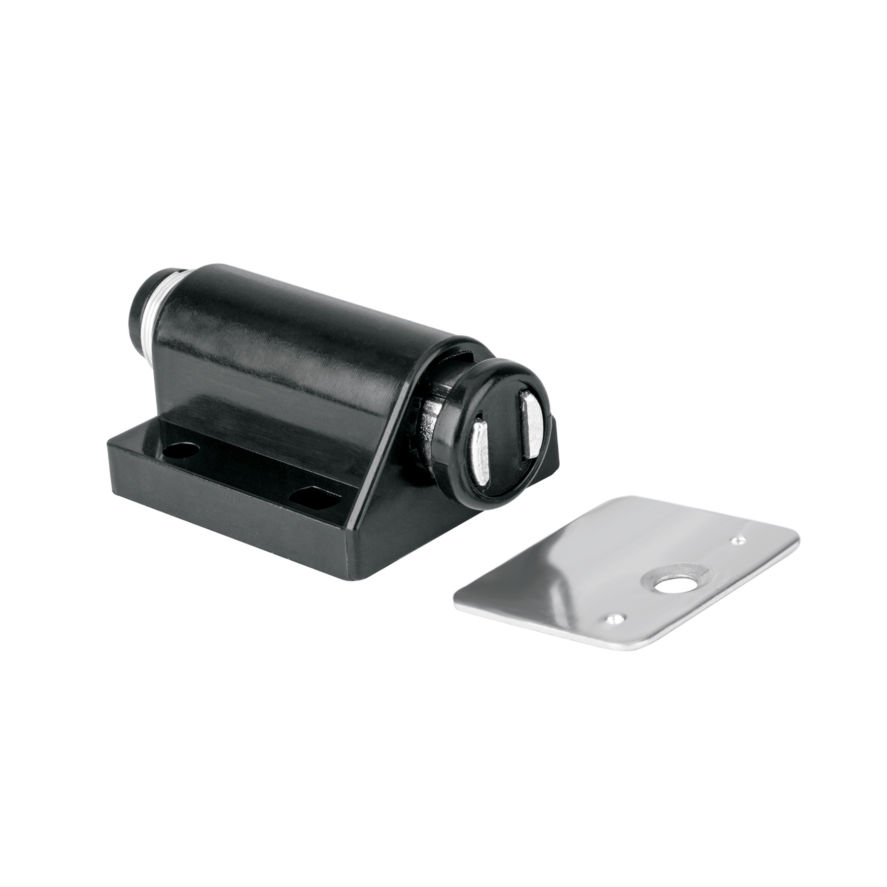 Pistón Magnético para puerta / cajón, negro. HERMEX