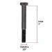 Bolsa con 40 tornillos 3/8" x 3" acero grado 5, FIERO