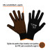 Guantes de poliéster con puntos de PVC en palma, G, TRUPER