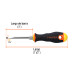 Desarmador cabinet 3/16 x 3" mango Comfort Grip, TRUPER
