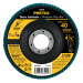Disco laminado 4-1/2", grano 40 centro 7/8", fibra, PRETUL