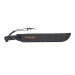 Machete doble filo 14", cacha inyectada, con funda, TRUPER