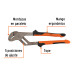 Pinzas de extensión 12" mango Comfort Grip, TRUPER EXPERT