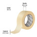 Cinta masking tape de 2" x 50 m, PRETUL