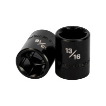 Dado de impacto de 13/16", 6 puntas, cuadro 1/2", TRUPER