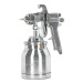 Pistola p/pintar succión HVHP vaso alum, 1.8mm, 2 vál TRUPER