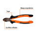 Pinza corte diagonal 7" alta palanca, Comfort Grip, EXPERT