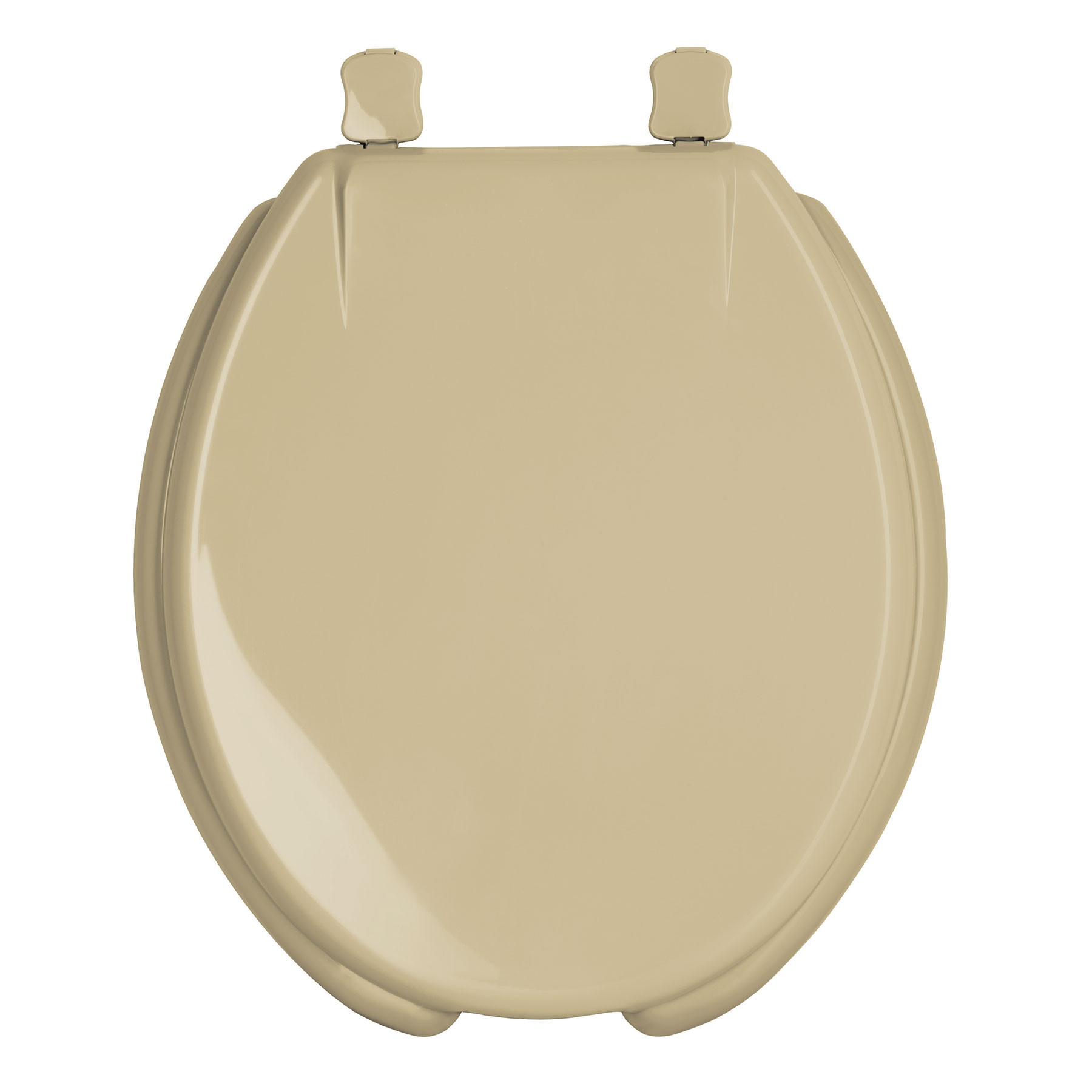 Asiento redondo para WC, abierto, beige, AQUA