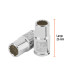 Dado de 9/32", 12 puntas, cuadro 1/4", TRUPER