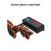 Juego 8 llaves hexagonales mm extralargas mango T,punta bola