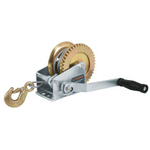 Malacate de manivela 650 kg con cable, TRUPER