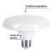 Lámpara LED tipo OVNI 12 W (equiv. 75 W), luz de día, caja