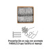 Kilo de clavos para concreto 4" galvanizado, caja de 25 kg
