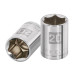 Dado de 20 mm, 6 puntas, cuadro 1/2", TRUPER