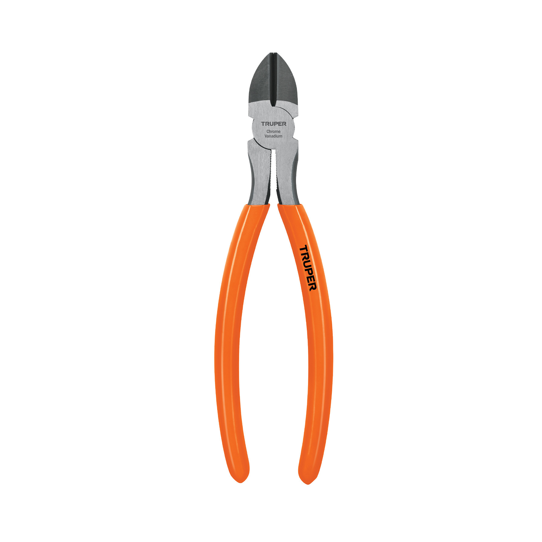 Pinza de corte diagonal 8" mango de PVC, TRUPER