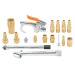 Juego de 17 accesorios neumáticos, cuerda 1/4" NPT, TRUPER