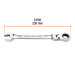 Llave combinada con matraca 18 mm flexible, EXPERT