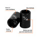 Dado de impacto de 11/16", 6 puntas, cuadro 1/2", TRUPER