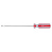 Desarmador plano 1/4 x 8" mango de PVC, PRETUL