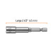 Estuche con 5 dados magnéticos de 1/4" largo 2-1/2", EXPERT