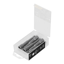 Estuche con 5 dados magnéticos de 1/4" largo 2-1/2", EXPERT