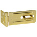 Portacandado de acero latonado 3-1/4", HERMEX