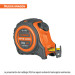Flexómetro Auto-Lock contra impactos 8 m cinta 25 mm, TRUPER