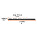 Broca HSS 17/64" Trublack para metal, TRUPER