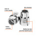 Dado de 3/4", 12 puntas, cuadro 3/4", TRUPER