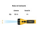 Linterna plástica de LED, 180 lm, recargable, PRETUL