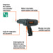 Llave de impacto 1/2" 900W, 320 lb/ft, TRUPER INDUSTRIAL