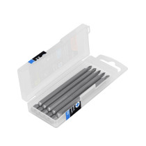Estuche con 5 puntas de cruz PH0 largo 4", TRUPER EXPERT