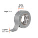 Cinta para ducto 30m x 48mm, espesor 0.27mm, EXPERT