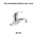 Maneral de palanca p/monomando lavabo MP-419, cromo, BASIC
