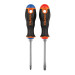 Dúo de desarmadores 1/4" x 4" mango Comfort Grip, TRUPER