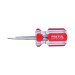 Desarmador plano 1/4 x 1-1/2" mango de PVC, PRETUL