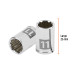 Dado de 11 mm, 12 puntas, cuadro 1/4", TRUPER