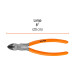 Pinza de corte diagonal 8" mango de PVC, TRUPER