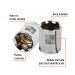 Dado de 15/16", 6 puntas, cuadro 1/2", TRUPER