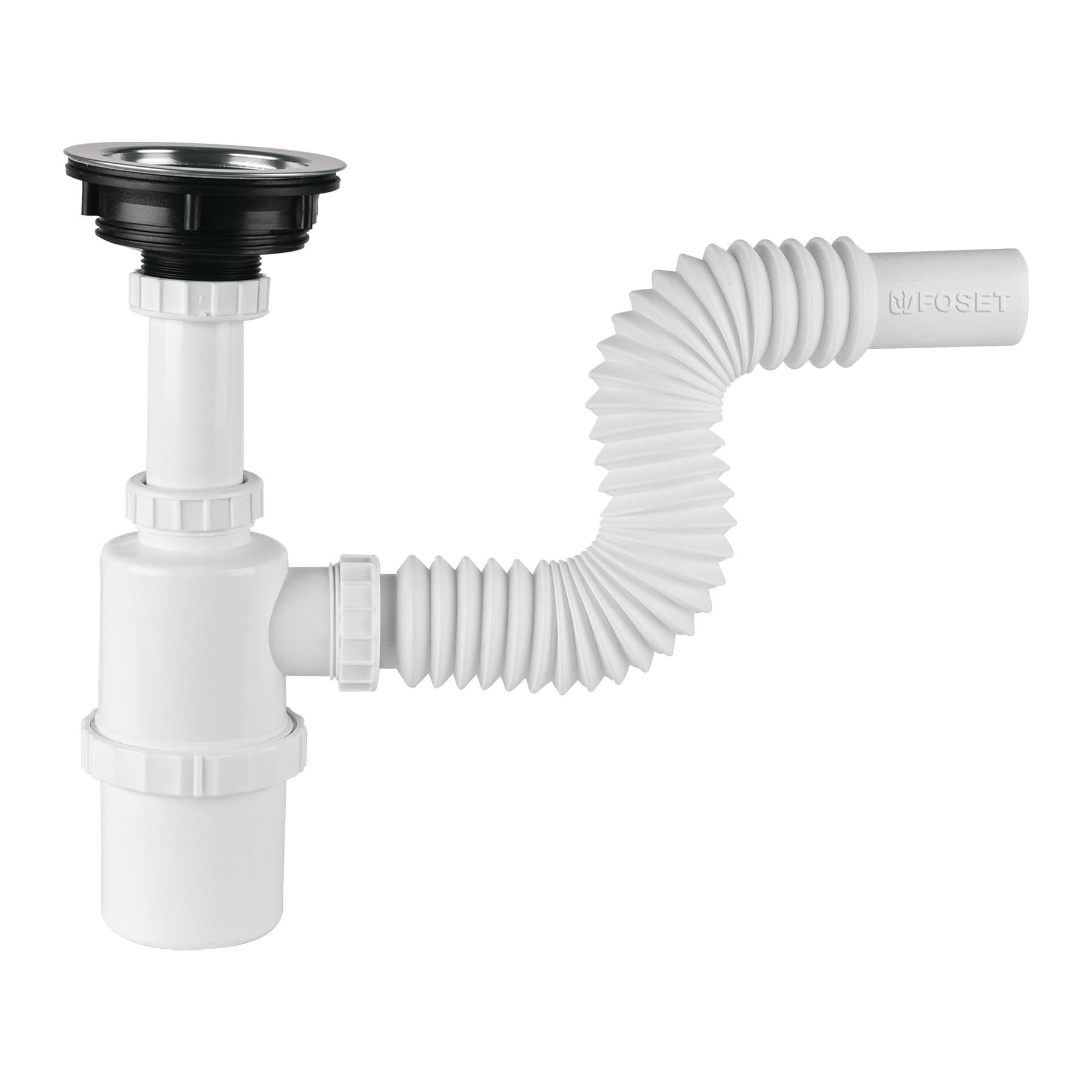Céspol de bote con contracanasta de acero inoxidable, FOSET