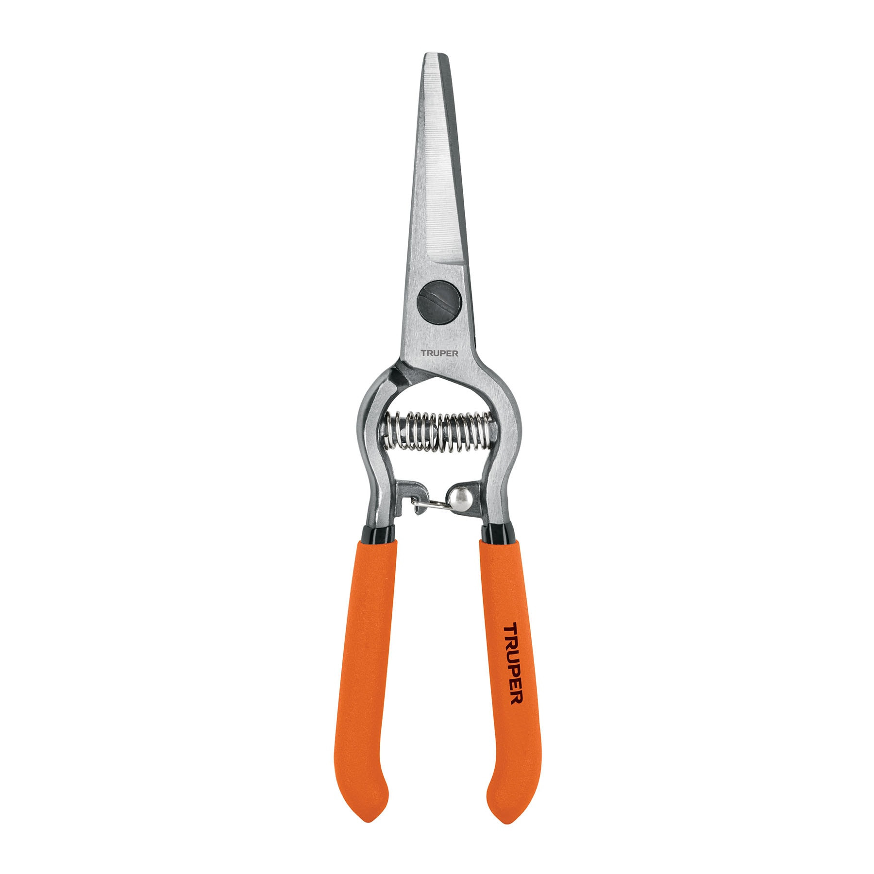 Tijera forjada para poda 8", curva, corte de uva, TRUPER