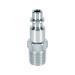 Conector rápido de acero, macho, cuerda 1/4" NPT, PRETUL
