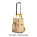 Diablo de carga, plegable de acero, 60 kg, PRETUL