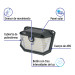 Luminario solar LED 3W 6500K, sensor de movimiento, VOLTECK