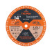Disco de diamante de 14" x 4 mm, corte de metal, TRUPER
