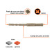 Broca SDS Plus 1/4 x 4", TRUPER