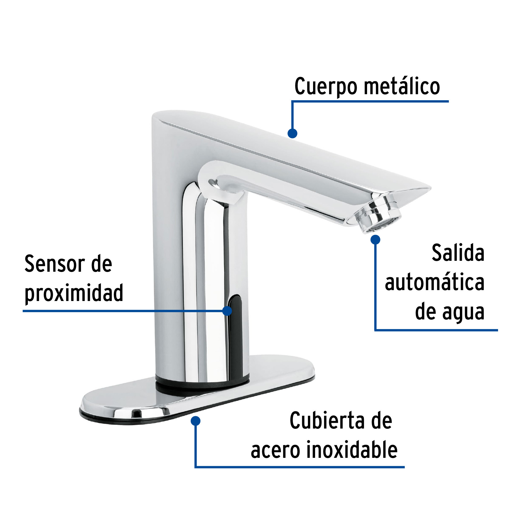 Llave para fregadero con sensor best sale